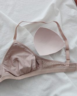 Wriufred Thin No Steel Ring Bra Set