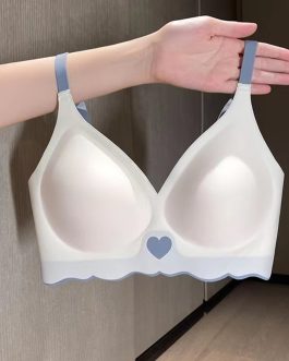 Top Non-marking Women’s Bra Without Steel Ring Gathering Anti-sagging Comfortable And Small Women’s Underwear Thin Section